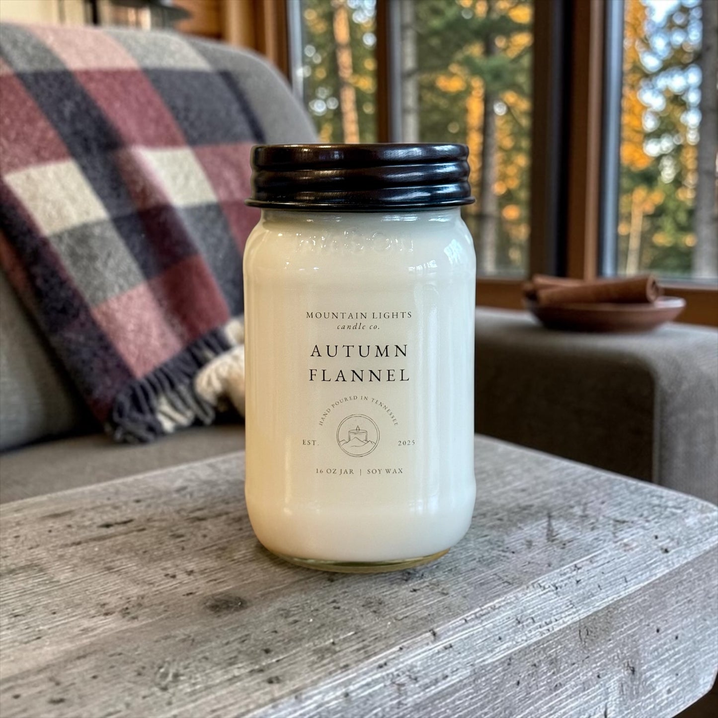 Autumn Flannel 16 oz candle
