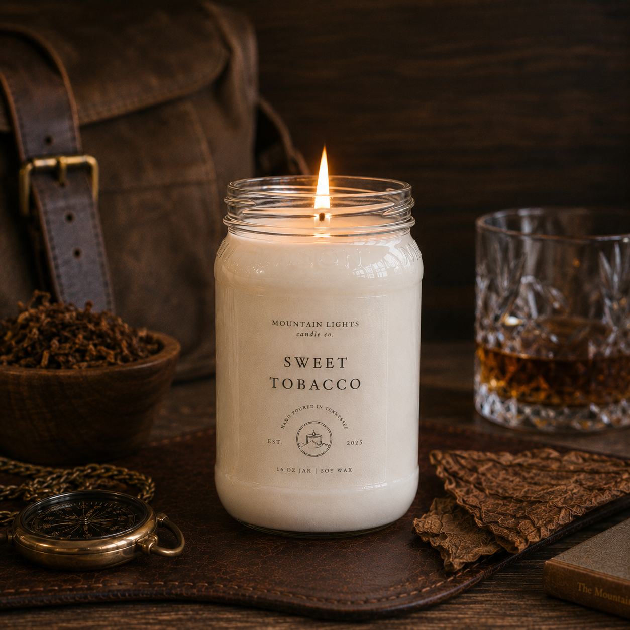 Sweet Tobacco 16 oz candle
