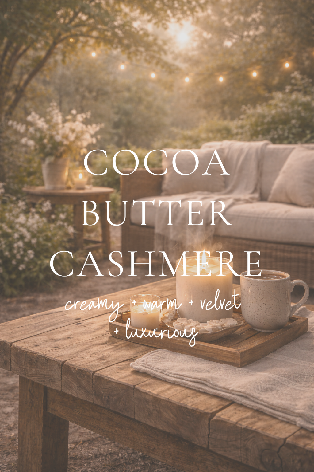 Cocoa Butter Cashmere 16 oz candle