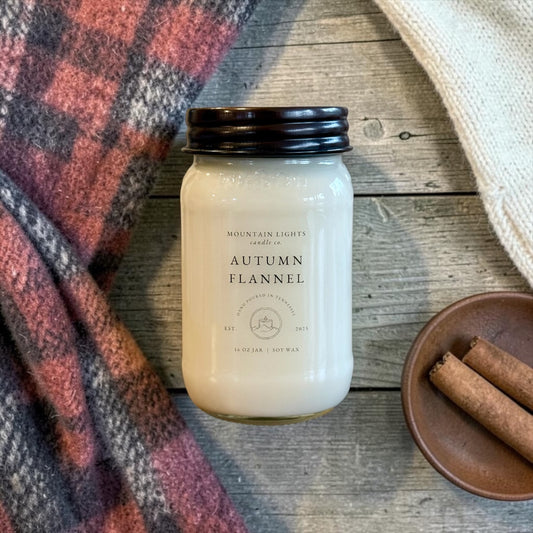 Autumn Flannel 16 oz candle