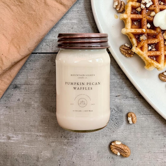 Pumpkin Pecan Waffles 16 oz candle