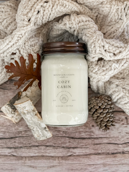 Cozy Cabin 16 oz candle