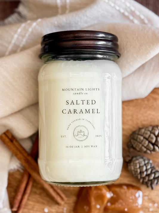 Salted Caramel 16 oz candle