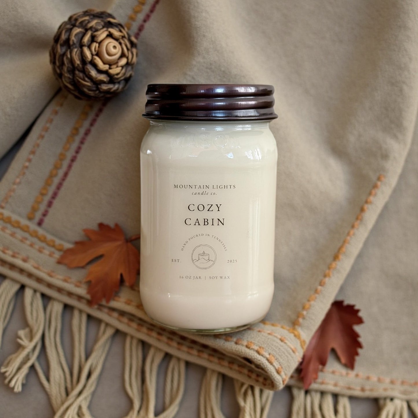 Cozy Cabin 16 oz candle