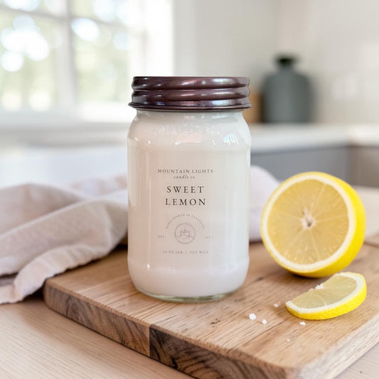 Sweet Lemon 16 oz candle