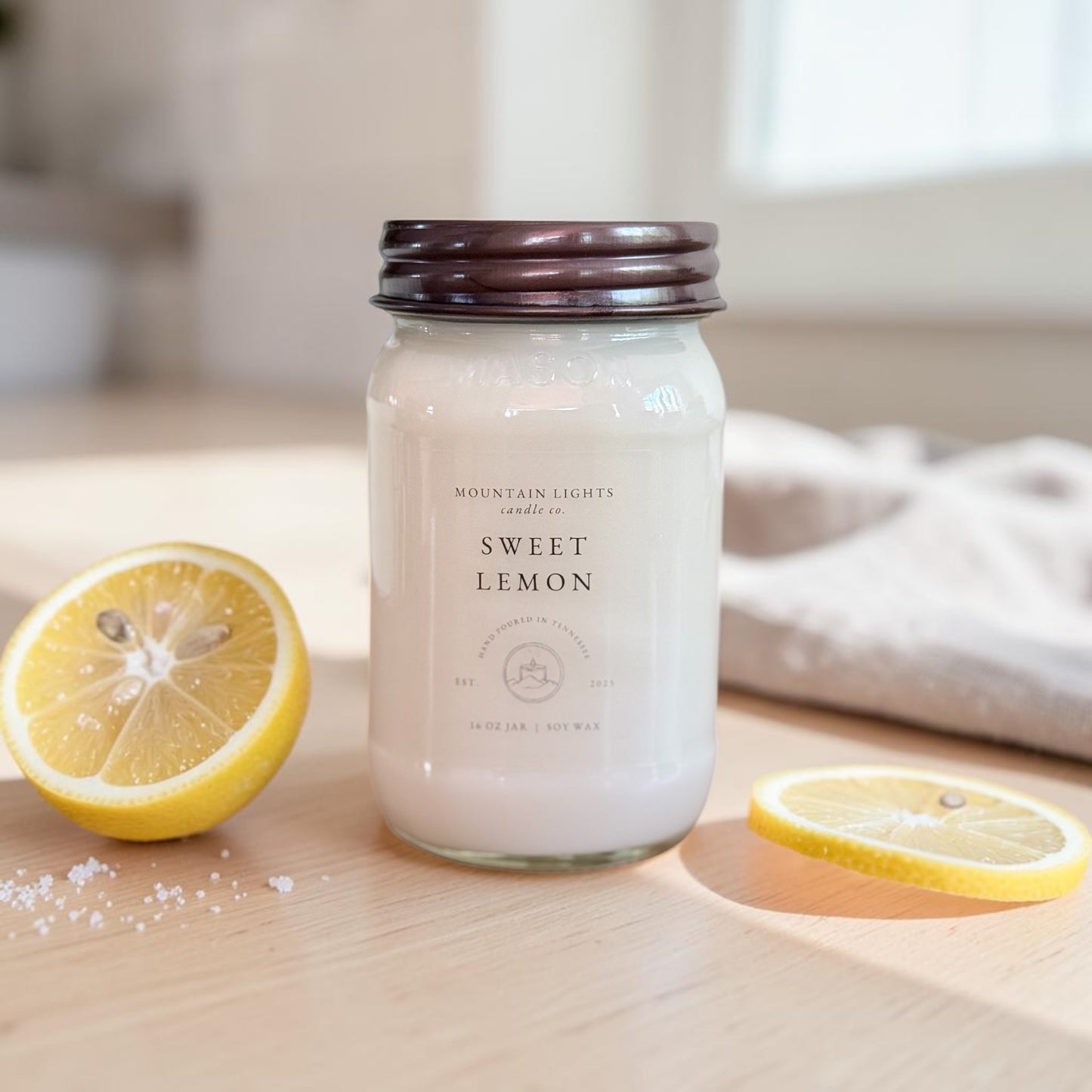 Sweet Lemon 16 oz candle