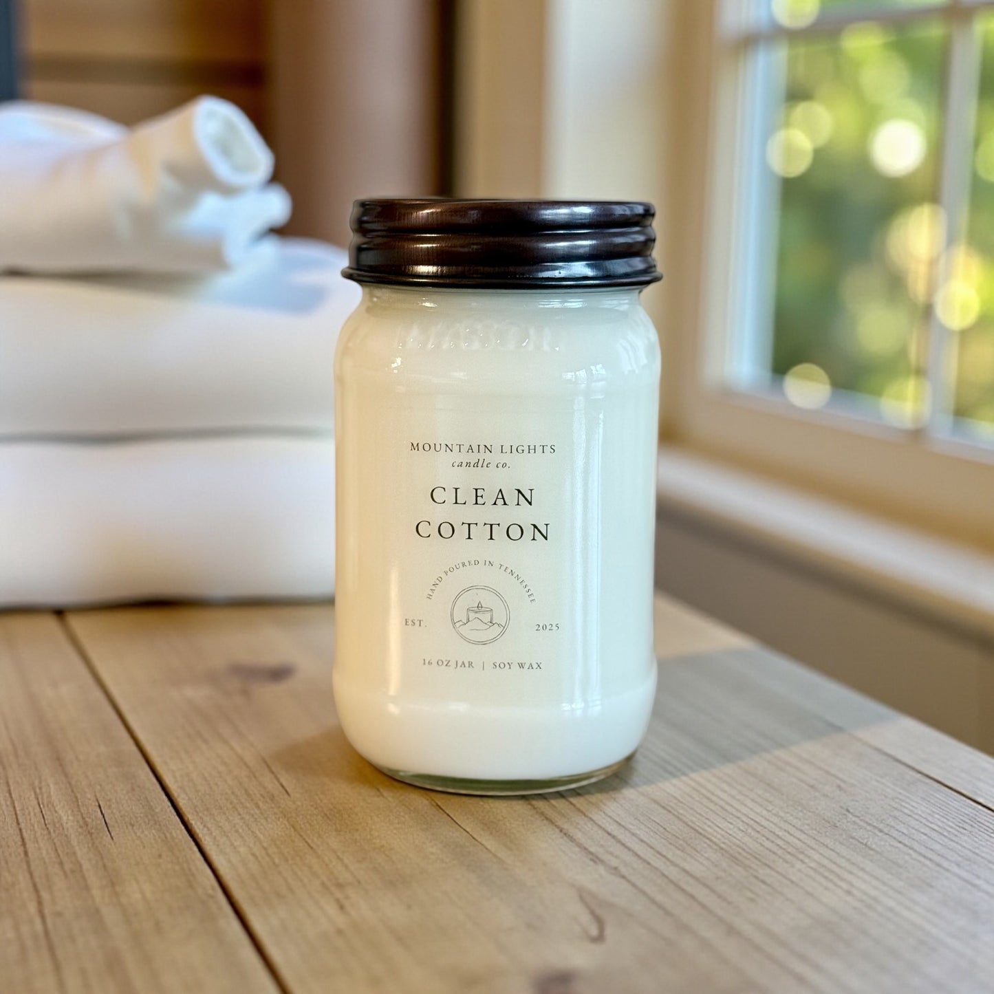 Clean Cotton 16 oz candle