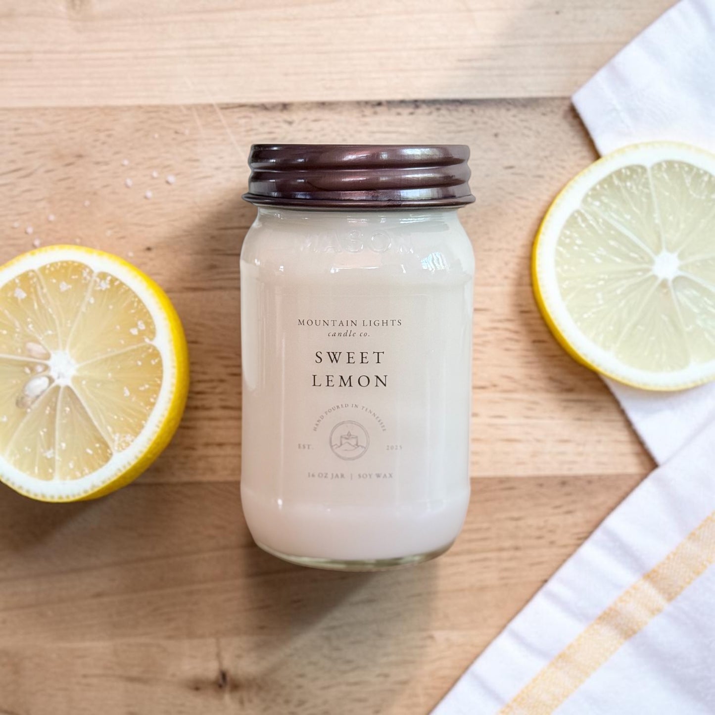 Sweet Lemon 16 oz candle