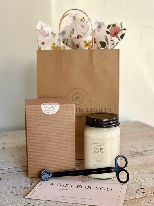 Candle Gram – Single Candle Gift Bundle