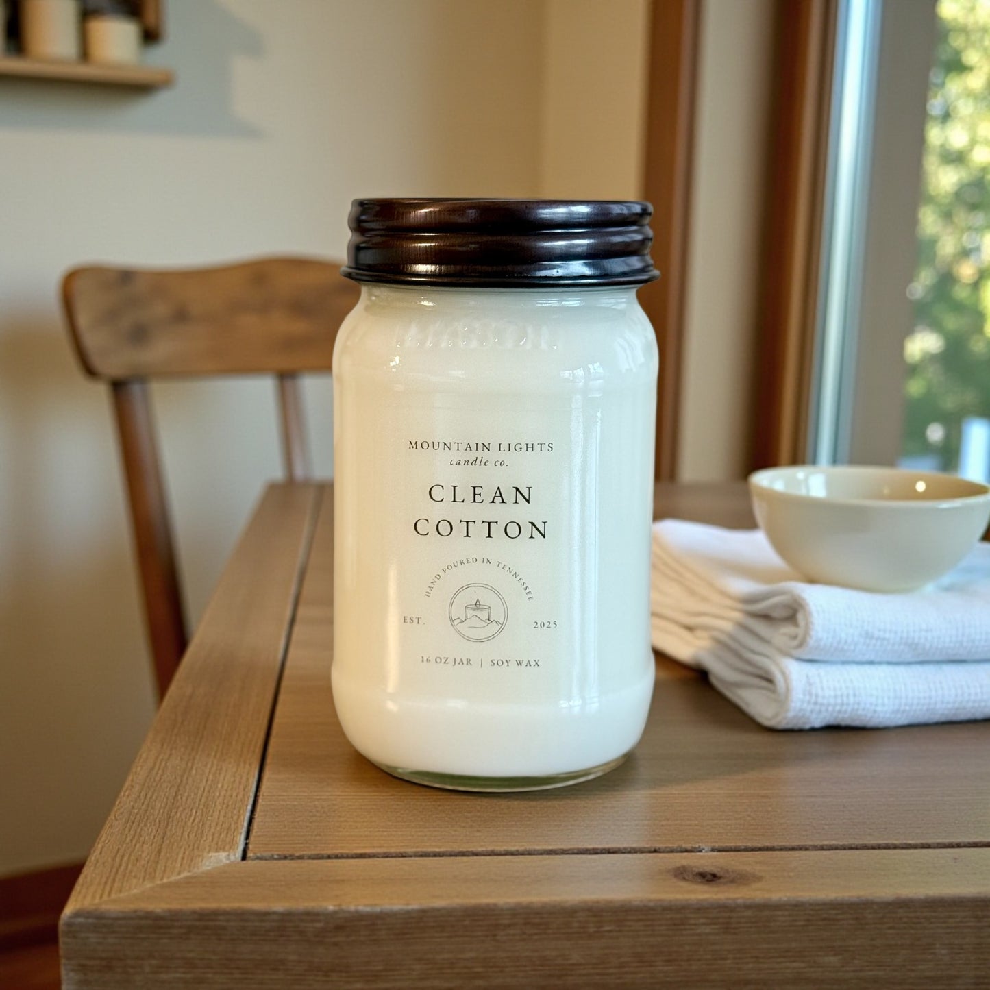 Clean Cotton 16 oz candle