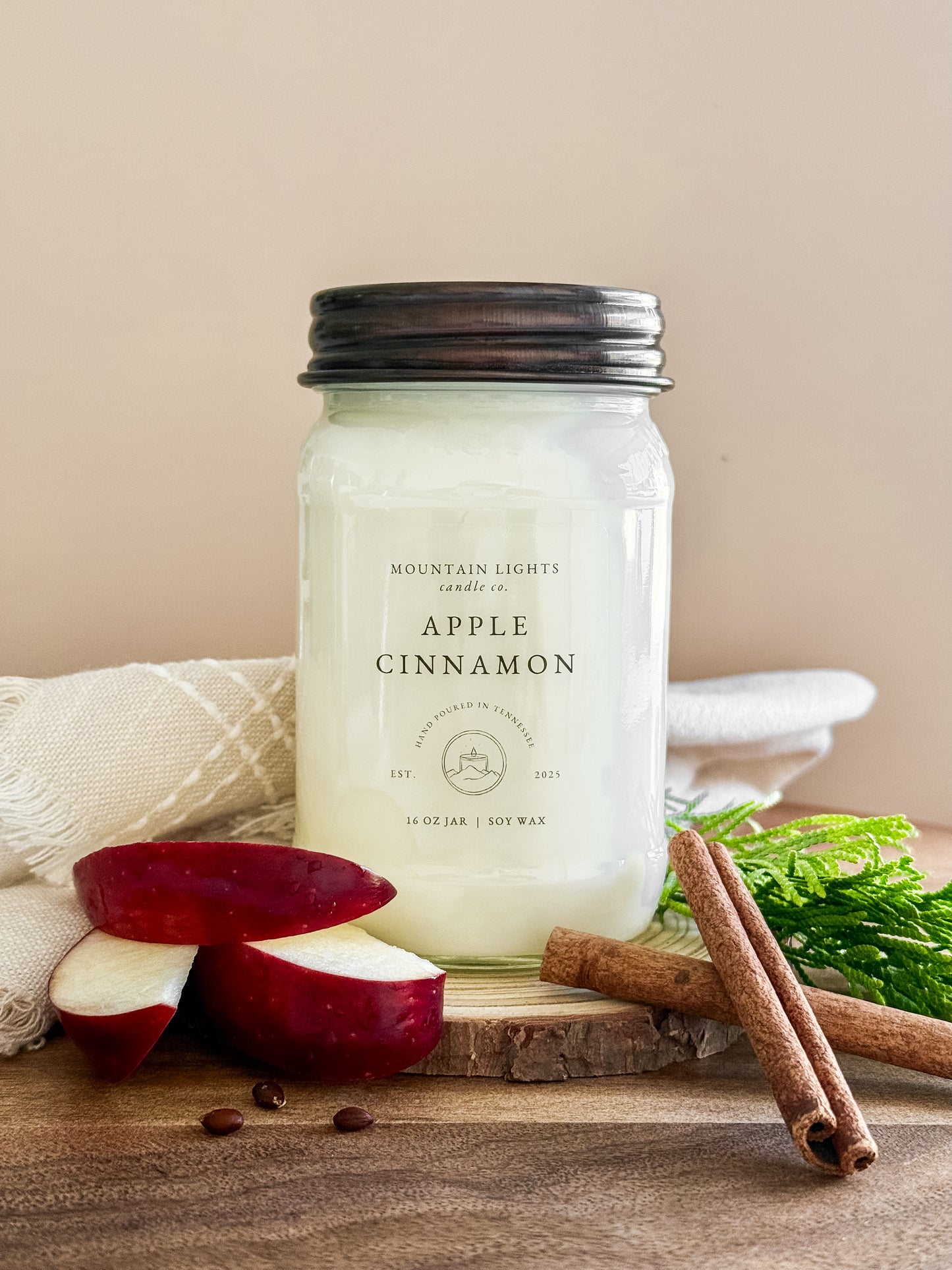 Apple Cinnamon 16 oz candle