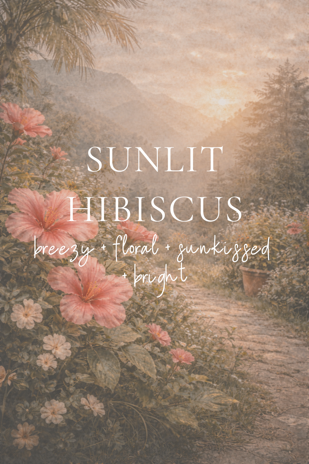 Sunlit Hibiscus 16 oz candle