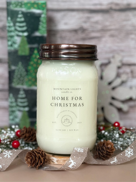 Home for Christmas 16 oz candle