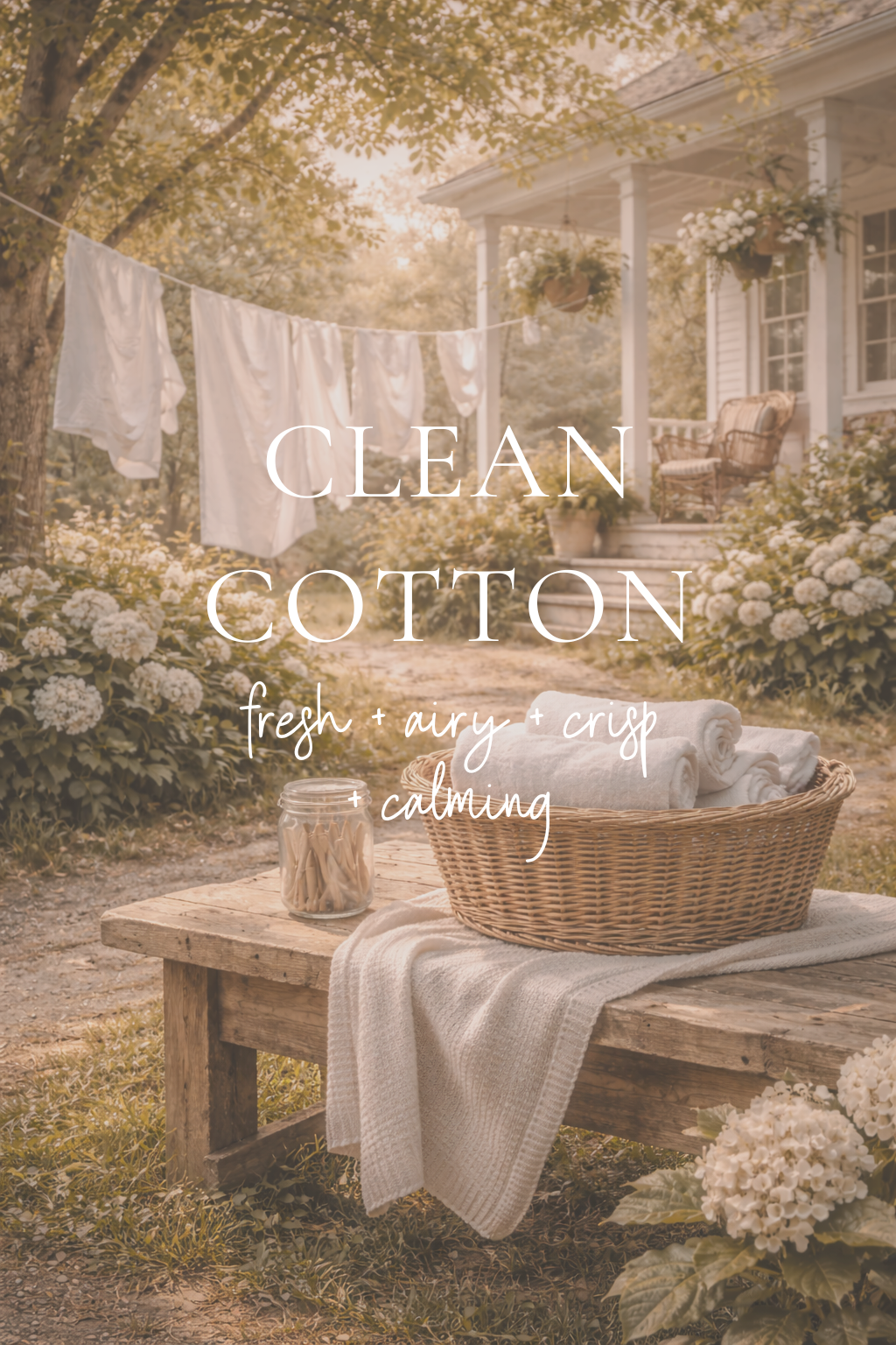 Clean Cotton 16 oz candle