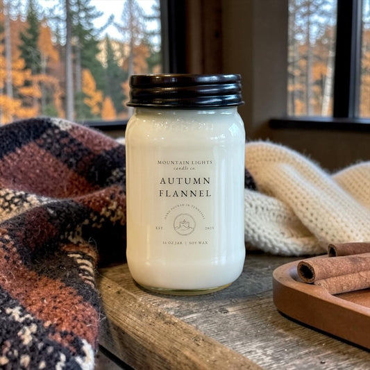 Autumn Flannel 16 oz candle