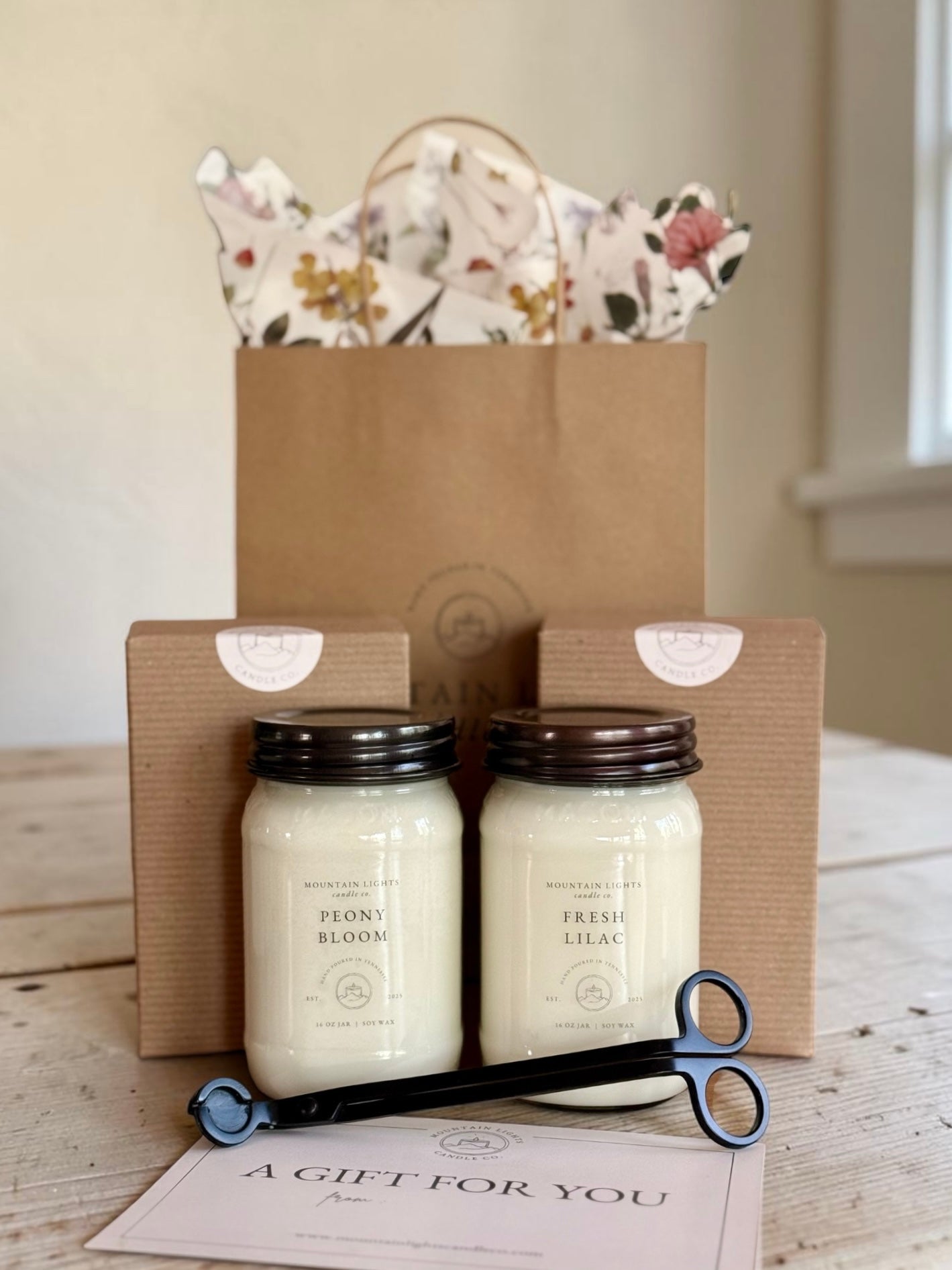 Candle Gram – Double Candle Gift Bundle