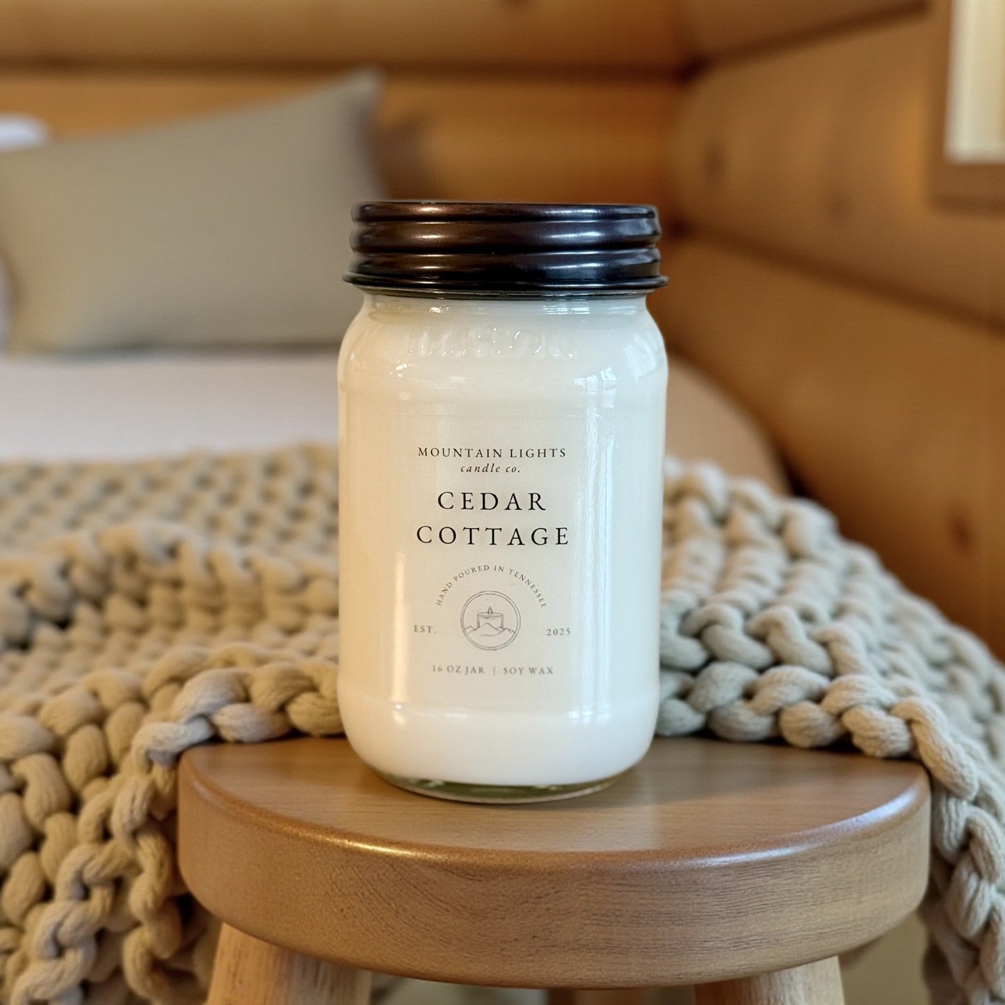 Cedar Cottage 16 oz candle