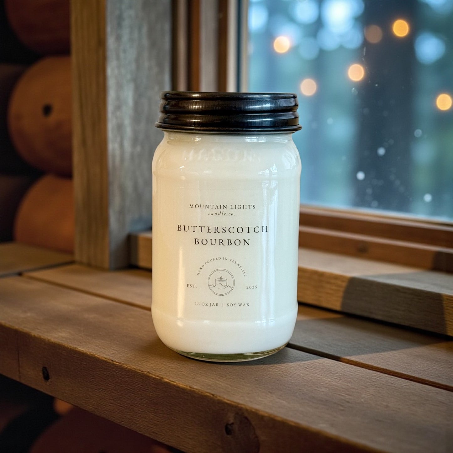 Butterscotch Bourbon 16 oz candle