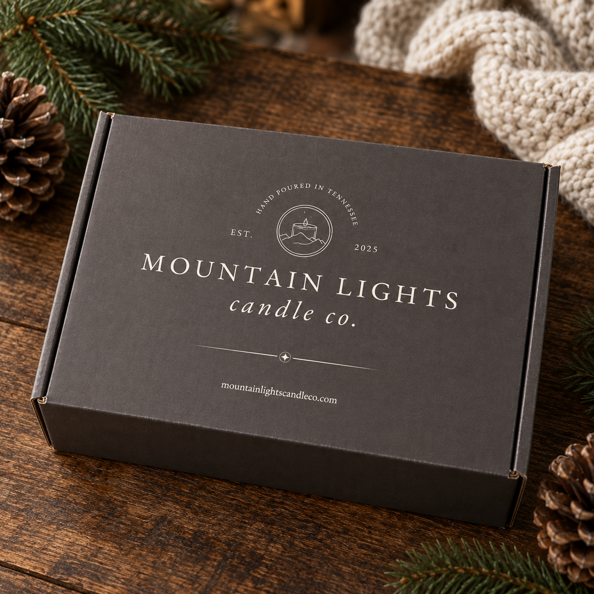 Christmas Collection Sampler Set | Six Hand-Poured Soy Candle Samples
