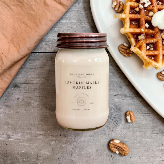 Pumpkin Maple Waffles 16 oz candle