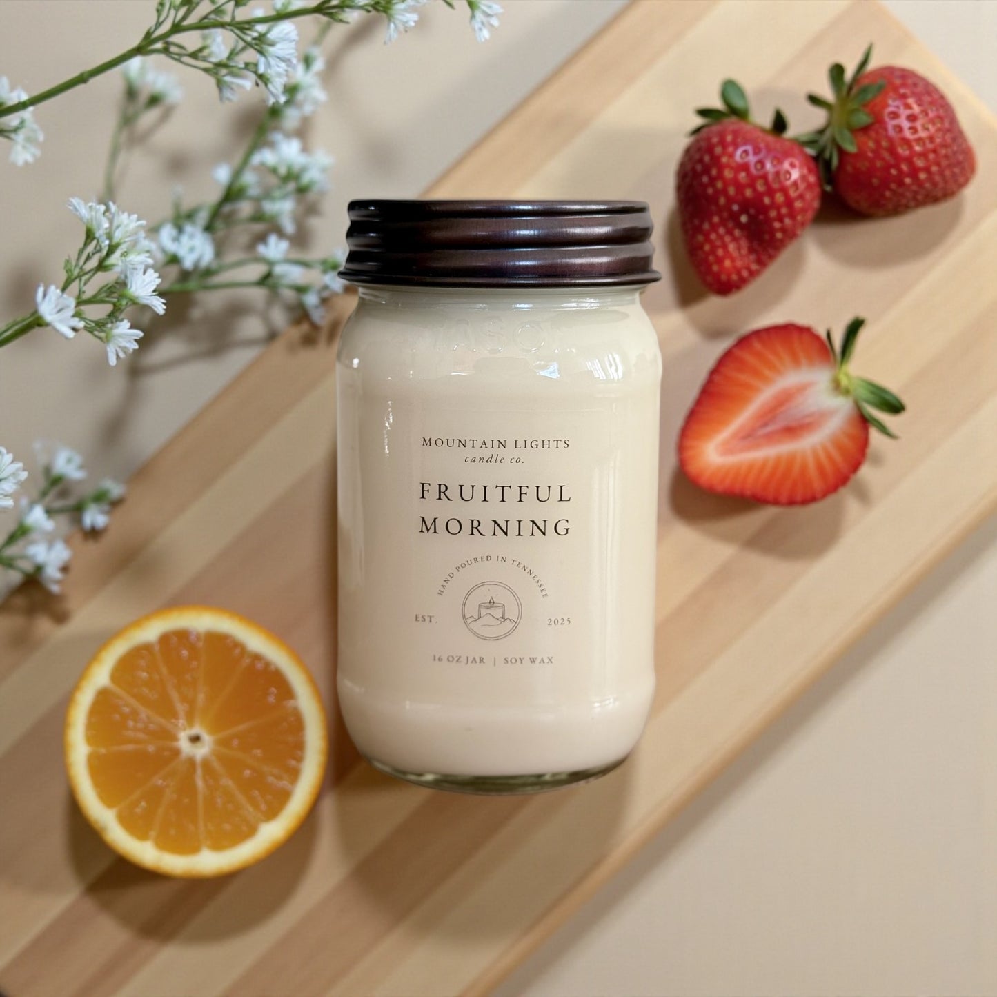 Fruitful Morning 16 oz candle
