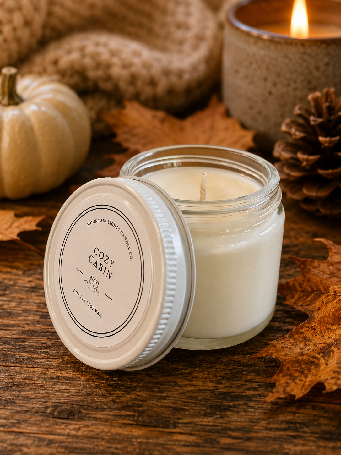 Fall Collection Sampler Box | Six Hand-Poured Soy Candle Samples